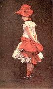unknow artist The Little Parisienne France oil painting artist